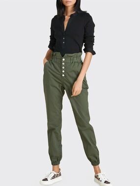 Veronica Beard Tedi Tapered High Rise Pant